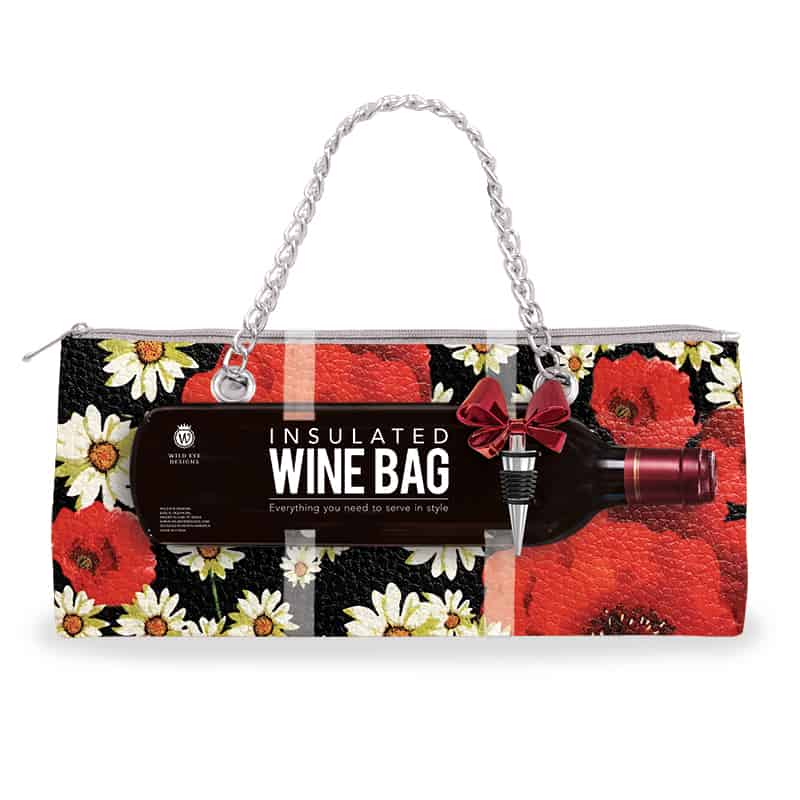 insulated wine bag purse