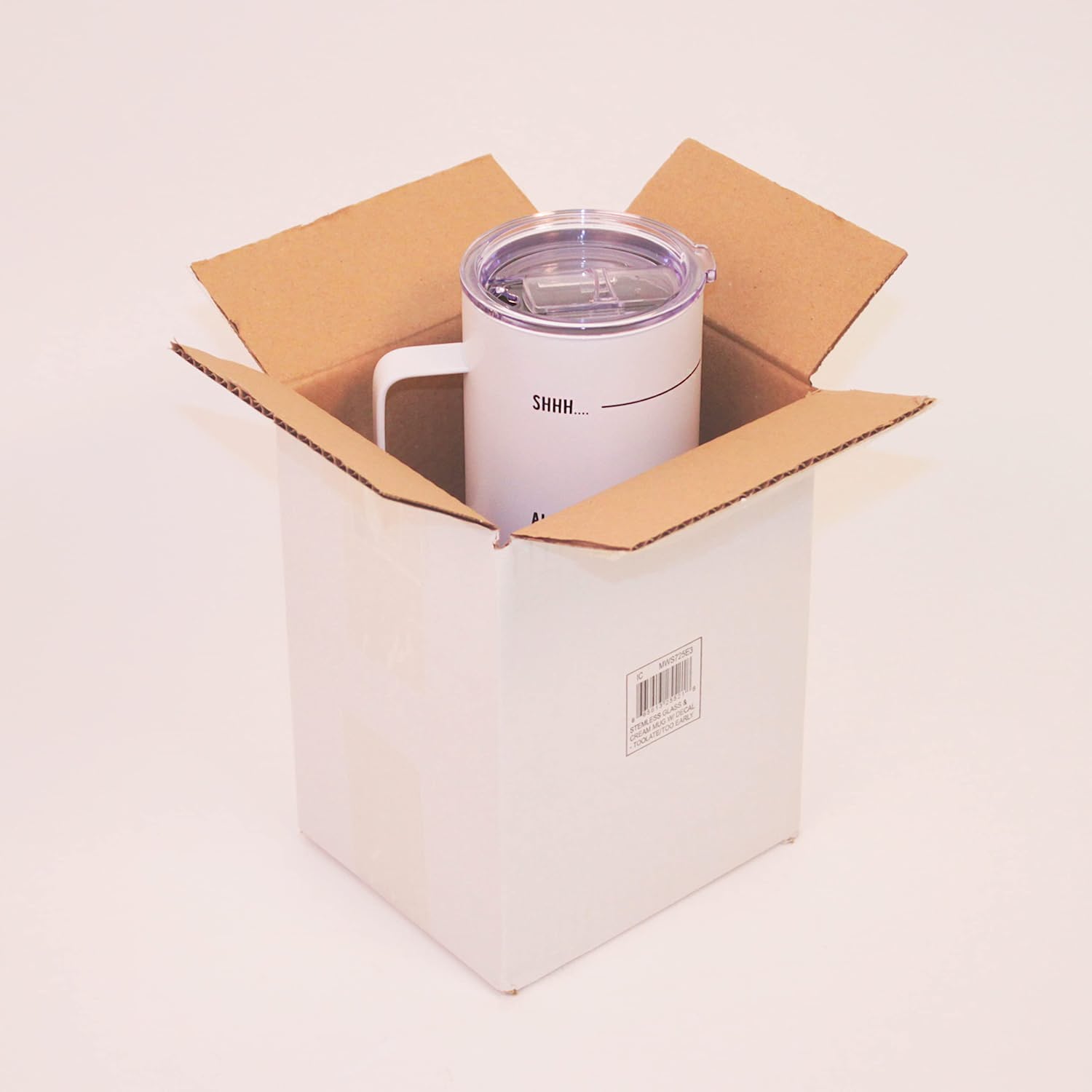 Wild Eye Designs Insulated Stainless Steel Double Wall XL Coffee Mug (20 fl  oz) WHITE, SHH