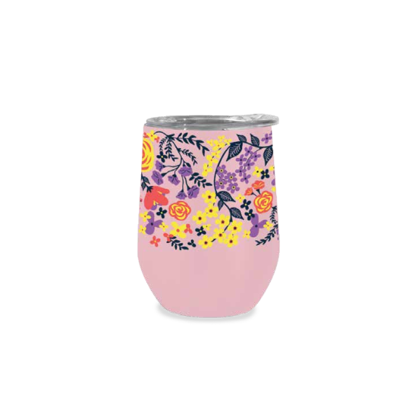 SassyCups Floral Tumbler With Straw, Double Wall Vacuum Insulated  Stainless Steel Flower Tumbler, Rose Tumbler, Floral Mugs for Women